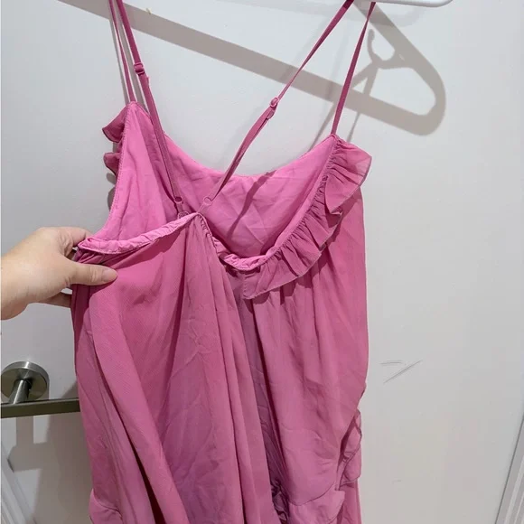 SHEIN Pink Ruffle Dress - Picture 2 of 3